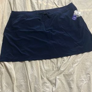 Great Northwest Indigo Active Ease Skort. Size 22W